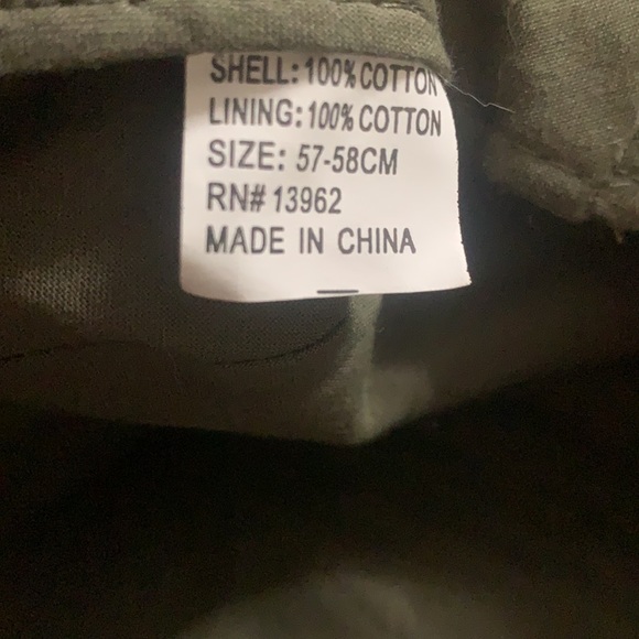 Corduroy Cap Hat with Side Buttons Size 57-58 cm - Picture 3 of 7